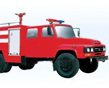 尖头干粉消防车